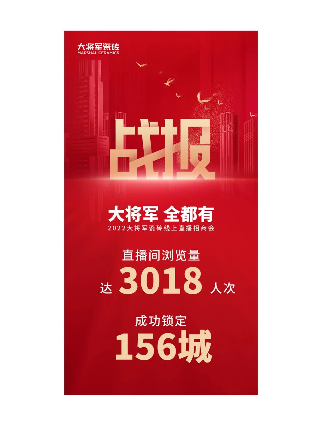 一線品牌大將軍瓷磚，招商盛起！再次開啟黃金時代！(圖3)
